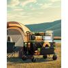 image300L Large Wagons Carts Foldable HeavyDuty Collapsible Wagon Cart with AllTerrain Wheels 440 lbs Capacity Compact Folding Wagon for Camping Beach Sports and Outdoor Hauling