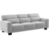 imageAMADA HOMEFURNISHING 40quot Living Room ChairsReading ChairAccent ChairSmall Sofa Couch for BedroomOversize MidCentury Armchair with Deep Seat Comfy Sofa CouchWhiteGrey