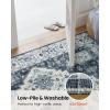 imageAMADA HOMEFURNISHING 8x10 Area Rug Washable LowProfile Large Area Rug with NonSlip Backing ampamp Durable Edge Binding Vintage Large Rugs for Living Room BedroomNavy Blue