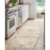imageAMADA HOMEFURNISHING 8x10 Area Rug Washable LowProfile Large Area Rug with NonSlip Backing ampamp Durable Edge Binding Vintage Large Rugs for Living Room BedroomBeige