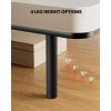 imageAMADA HOMEFURNISHING Adjustable Bed Frame Metal Twin XL Adjustable Bed Base with 4 USB Ports Head ampamp Foot Incline Supports up to 750 lbs Electric Bed Frame with 4 Height Options MSBFTXL031Queen