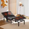 imageAMADA HOMEFURNISHING Adjustable Bed Frame Metal Twin XL Adjustable Bed Base with 4 USB Ports Head ampamp Foot Incline Supports up to 750 lbs Electric Bed Frame with 4 Height Options MSBFTXL031Twin XL