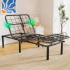 imageAMADA HOMEFURNISHING Adjustable Bed Frame Metal Twin XL Adjustable Bed Base with 4 USB Ports Head ampamp Foot Incline Supports up to 750 lbs Electric Bed Frame with 4 Height Options MSBFTXL031Twin XL