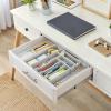 imageAMADA HOMEFURNISHING Expandable Silverware Drawer Organizer Adjustable Utensil Tray For Kitchen Storage BPAFree Cutlery Holder for Spoons Forks and Knives Easy to Clean and WashGray