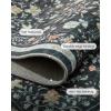 imageAMADA HOMEFURNISHING Runner Rug 26x8 Washable Runner Rugs AntiSlip with Durable Edge Binding Vintage Floral Soft Rug for Living Room Hallway Kitchen and Home OfficeBlack