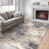 imageAMADA HOMEFURNISHING Washable Entry Rug2x3 Modern Abstract Rug with Short Pile and NonSlip Backing Small Rug with Abstract Pattern for Entryway Kitchen and Living Room GreyBrown