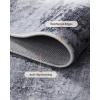 imageAMADA HOMEFURNISHING Washable Entry Rug2x3 Modern Abstract Rug with Short Pile and NonSlip Backing Small Rug with Abstract Pattern for Entryway Kitchen and Living Room GreyGrey