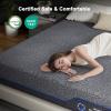 imageAmada 12 Inch Queen Mattress Queen Memory Foam Mattress Cooling Sleep ampamp Pressure Relief Medium Plus Feel ampamp FiberglassFree Graphene Fabric CertiPURUS Certified Mattress Bed in a BoxGrey