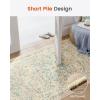 imageAmada 8x10 Area Rugs NonSlip Washable Rug with Low Profile Durable Bound Edge Soft Large Vintage Rug for Living Room Bedroom Dinning Room Home OfficePink