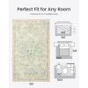 imageAmada 8x10 Area Rugs NonSlip Washable Rug with Low Profile Durable Bound Edge Soft Large Vintage Rug for Living Room Bedroom Dinning Room Home OfficePink