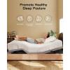 imageAmada Queen Size Adjustable Bed Frame with Massage ZeroClearance and Zero Gravity Mode Electric Bed with Head and Foot Incline 4 USB Ports and Wireless Remote Easy AssemblyQueen