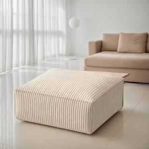 imageAmada Sectional Couch OttomansCorduroy Cloud CouchesUpholstered Couches for Living Room Bedroom with OttomanNo Assembly Required1OttomanRetro Beige