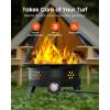 imageAMADA HOMEFURNISHING 24 Propane Fire Pit with Grill Grate 58000 BTU Folding Legs Propane Tank Holder Cover and Carry Strap No Ignition Needed Easy Flame Adjustment CSACertified Portable24 Inch