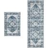 imageAMADA HOMEFURNISHING 2x6 and 2x3 Area Rugs Buying Together Washable Area Rug LowProfile Indoor Rug with NonSlip Backing ampamp Durable Edge Binding