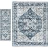 imageAMADA HOMEFURNISHING 8x10 and 2x6 Area Rugs Buying Together Washable Area Rug LowProfile Indoor Rug with NonSlip Backing ampamp Durable Edge Binding