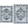 imageAMADA HOMEFURNISHING Blue 8x10 ampamp 5x7 Area Rugs Washable Rugs for Living Room Bedroom