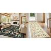 imageAmada Area Rugs 8x10 and 2x6 Washable Runner Rug Washable Floral Non Slip Large Living Room Rug Vintage Distressed Soft Carpet for Bedroom Dinning Room Home Office