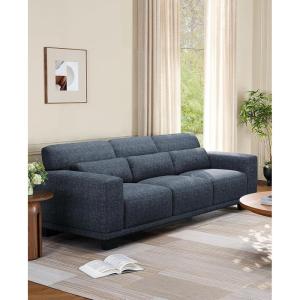 imageAmada 89quot Sofa 3 Seater Couch for Living Room Modern Sofa with Deep Seats ampamp Wide Armrests Comfy Couch with Removable Washable Covers Linen Fabric Easy Assembly