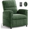 imageAmada Power Recliner Chair Chenille Electric Reclining Chair for Adults for Small Spaces with Remote ampamp Side Pockets Thick Seat Cushion for Living Room ampamp Bedroom Home Theater RVOlive Green