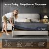 imageAmada Queen Mattress 14 Inch Queen Memory Foam Mattress Cooling Sleep ampamp Pressure Relief Medium Firm Plus Feel ampamp FiberglassFree Graphene Fabric CertiPURUS Certified Mattress Bed in a Box