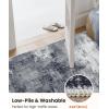 imageAMADA HOMEFURNISHING 5x7 Area Rugs for Living Room Modern Abstract Washable Rug Neutral Soft with NonSlip Backing ampamp Low Pile Kids Rug for Resistant Bedroom Nursery Home Office Dark BlueGrey