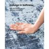 imageAMADA HOMEFURNISHING 5x7 Area Rugs for Living Room Modern Abstract Washable Rug Neutral Soft with NonSlip Backing ampamp Low Pile Kids Rug for Resistant Bedroom Nursery Home Office Dark BlueDark Blue