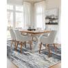 imageAMADA HOMEFURNISHING 5x7 Area Rugs for Living Room Modern Abstract Washable Rug Neutral Soft with NonSlip Backing ampamp Low Pile Kids Rug for Resistant Bedroom Nursery Home Office Dark BlueLight Grey