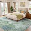 imageAMADA HOMEFURNISHING 5x7 Area Rugs for Living Room Modern Abstract Washable Rug Neutral Soft with NonSlip Backing ampamp Low Pile Kids Rug for Resistant Bedroom Nursery Home Office Dark BlueGreen