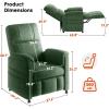 imageAmada Power Recliner Chair for Adults Adjustable Modern Chenille Reclining Chair with Side Pockets Remote Footrest Thick Seat Cushion for Home Theater Living Room amp Bedroom RVChenille Green
