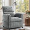 imageAmada Power Recliner Chair for Adults Adjustable Modern Chenille Reclining Chair with Side Pockets Remote Footrest Thick Seat Cushion for Home Theater Living Room amp Bedroom RVChenille Grey