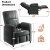 imageAmada Power Recliner Chair for Adults Adjustable Modern Chenille Reclining Chair with Side Pockets Remote Footrest Thick Seat Cushion for Home Theater Living Room amp Bedroom RVCharcoal Grey