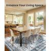 imageAMADA HOMEFURNISHING 5x7 and 6x9 Area Rugs Buying Together Soft Machine Washable StainResistant LowProfile Indoor Area Rugs with NonSlip Backing amp Durable Edge Binding