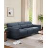 imageAmada 89 Sofa 3 Seater Couch Sofa for Living Room Modern Sofa with Wide Armrests amp Deep Seats Comfy Couch with Removable Washable Covers amp Linen Fabric Easy Assembly Blue 3 SeaterBlue