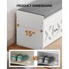imageAmada Shoe Storage Bench 472 Long Entryway Bench with Cushioned Seat amp Lift Top Storage 4 Doors Adjustable Shelf 300 lbs Capacity Bench with Shoe Rack for Entryway Bedroom Living Room WhiteWhite
