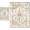 imageAMADA HOMEFURNISHING 8x10 and 2x5 Area Rugs Buying Together Soft Machine Washable StainResistant LowProfile Indoor Area Rugs with NonSlip Backing amp Durable Edge Binding