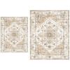 imageAMADA HOMEFURNISHING 8x10 and 5x7 Area Rugs Buying Together Soft Machine Washable StainResistant LowProfile Indoor Area Rugs with NonSlip Backing amp Durable Edge Binding