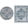 imageAMADA HOMEFURNISHING 8x10 and 8x8 Round Area Rugs Buying Together Soft Machine Washable StainResistant LowProfile Indoor Area Rugs with NonSlip Backing amp Durable Edge Binding