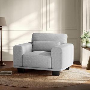 imageAmada 89 Sofa 3 Seater Couch Sofa for Living Room Modern Sofa with Wide Armrests amp Deep Seats Comfy Couch with Removable Washable Covers amp Linen Fabric Easy Assembly Blue 3 SeaterGrey