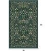 imageAMADA HOMEFURNISHING 8x10 Washable Area Rugs for Living Room NonSlip amp LowProfile Floral Large Area Rug with Durable Edge Binding Soft Rugs for Living Room Bedroom Dining RoomDark Green