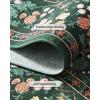imageAMADA HOMEFURNISHING 8x10 Washable Area Rugs for Living Room NonSlip amp LowProfile Floral Large Area Rug with Durable Edge Binding Soft Rugs for Living Room Bedroom Dining RoomDark Green
