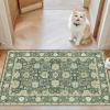 imageAMADA HOMEFURNISHING 9x12 Area Rug for Living Room Vintage Washable Area Rug LowPile amp NonSlip Carpet for Bedroom Dining Room Nursery Home Office Navy BlueBrownOlive Green