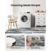 imageAMADA HOMEFURNISHING 9x12 Area Rugs for Living Room Modern Large Area Rugs with NonSlip Backing amp Low Pile Neutral Soft Washable Rug for Nursery Bedroom Dinning Room Playroom Navy BlueLight Grey