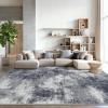 imageAMADA HOMEFURNISHING 9x12 Area Rugs for Living Room Modern Large Area Rugs with NonSlip Backing amp Low Pile Neutral Soft Washable Rug for Nursery Bedroom Dinning Room Playroom Navy BlueGrey