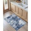 imageAMADA HOMEFURNISHING 9x12 Area Rugs for Living Room Modern Large Area Rugs with NonSlip Backing amp Low Pile Neutral Soft Washable Rug for Nursery Bedroom Dinning Room Playroom Navy BlueDark Blue