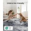 imageAMADA HOMEFURNISHING 9x12 Area Rugs for Living Room Modern Large Area Rugs with NonSlip Backing amp Low Pile Neutral Soft Washable Rug for Nursery Bedroom Dinning Room Playroom Navy BlueGrey
