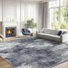 imageAMADA HOMEFURNISHING 9x12 Area Rugs for Living Room Modern Large Area Rugs with NonSlip Backing amp Low Pile Neutral Soft Washable Rug for Nursery Bedroom Dinning Room Playroom Navy BlueGrey