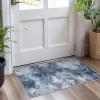 imageAMADA HOMEFURNISHING 9x12 Area Rugs for Living Room Modern Large Area Rugs with NonSlip Backing amp Low Pile Neutral Soft Washable Rug for Nursery Bedroom Dinning Room Playroom Navy BlueDark Blue