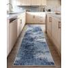 imageAMADA HOMEFURNISHING 9x12 Area Rugs for Living Room Modern Large Area Rugs with NonSlip Backing amp Low Pile Neutral Soft Washable Rug for Nursery Bedroom Dinning Room Playroom Navy BlueDark Blue