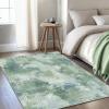 imageAMADA HOMEFURNISHING 9x12 Area Rugs for Living Room Modern Large Area Rugs with NonSlip Backing amp Low Pile Neutral Soft Washable Rug for Nursery Bedroom Dinning Room Playroom Navy BlueGreen