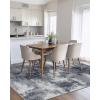 imageAMADA HOMEFURNISHING 9x12 Area Rugs for Living Room Modern Large Area Rugs with NonSlip Backing amp Low Pile Neutral Soft Washable Rug for Nursery Bedroom Dinning Room Playroom Navy BlueGrey